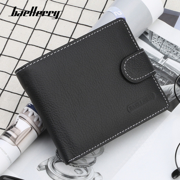 Стилен мъжки портфейл  от еко кожа в няколко цвята 