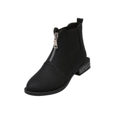 Κομψές γυναικείες  μπότες με μεταλλικό στοιχείο σε δύο σχέδια