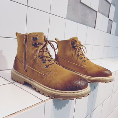 Ανδρικές μπότες για το χειμώνα με φερμουάρ σε τρία χρώματα