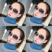 Moдерни дамски слънчеви очила в четири цвята