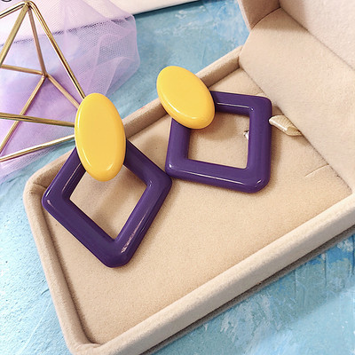 Γυναικεία καθημερινά μικρά σκουλαρίκια σε δύο χρώματα