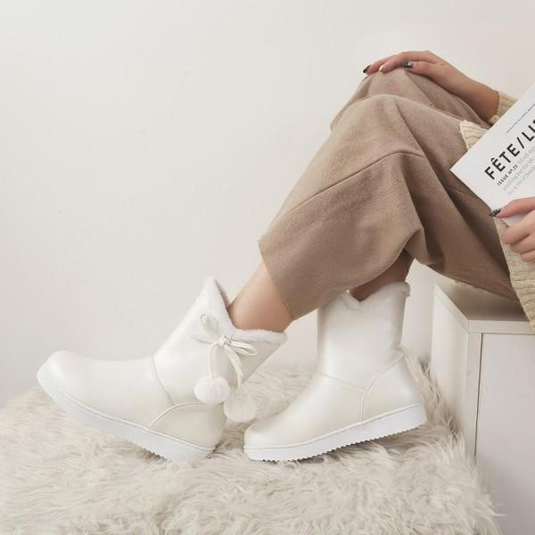 Боти в три цвята с мека подплата