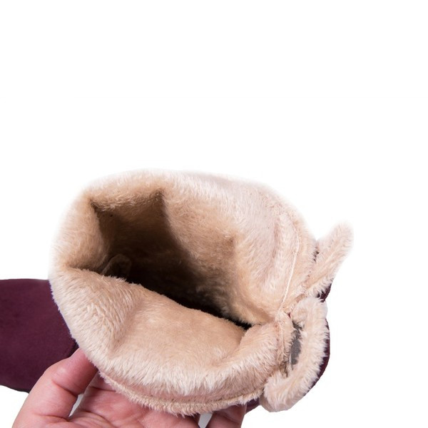 Κομψές γυναικείες μπότες σε τρία χρώματα με διακόσμηση με κορδέλα