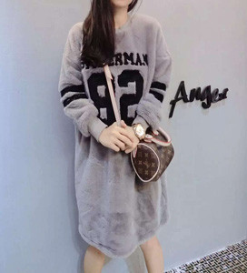 Rochie moale de dama pentru gravide cu inscriptie in doua culori