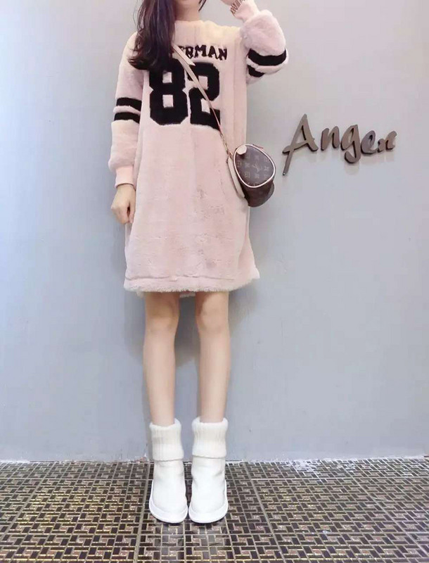 Rochie moale de dama pentru gravide cu inscriptie in doua culori