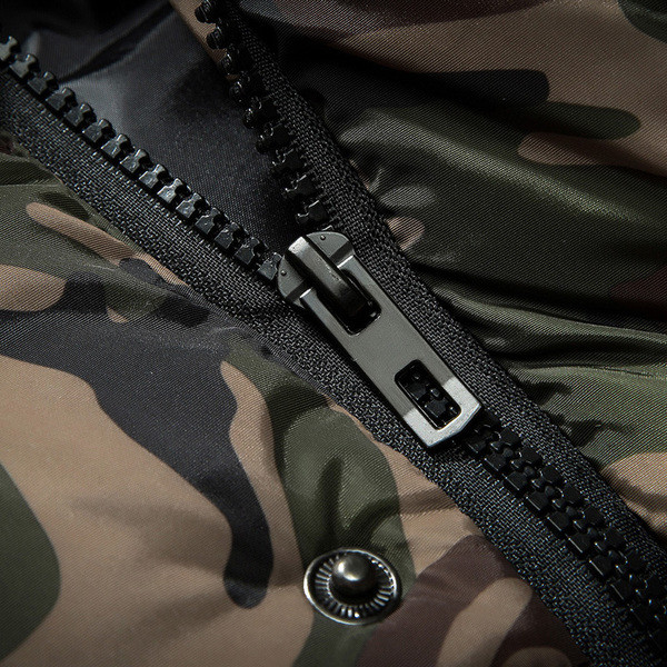 Мъжки ежедневен елек с камуфлажен десен в три цвята