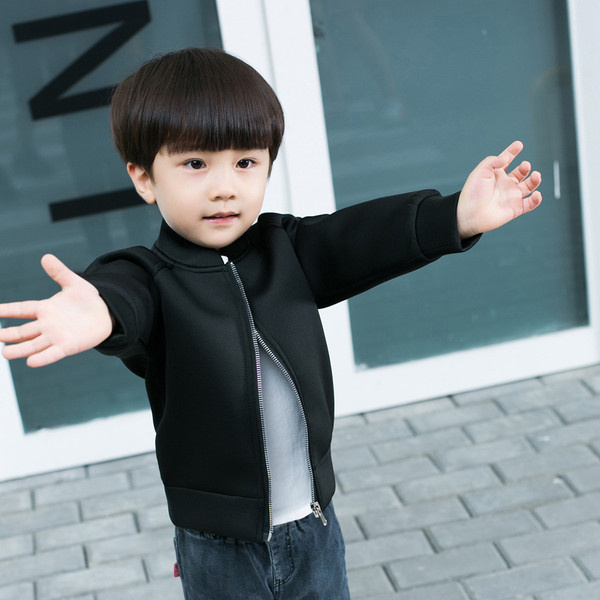 Ежедневено детско яке с апликация за момчета в два цвята