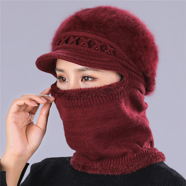 Palarie practica de iarna de dama in mai multe culori