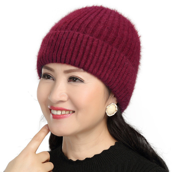Eжедневна дамска плътна шапка в няколко цвята