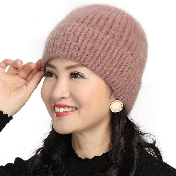Eжедневна дамска плътна шапка в няколко цвята
