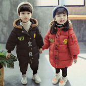 Μακρύ παιδικό μπουφάν για κορίτσια και αγόρια