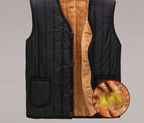 Мъжки елек с мека подплата в два цвята