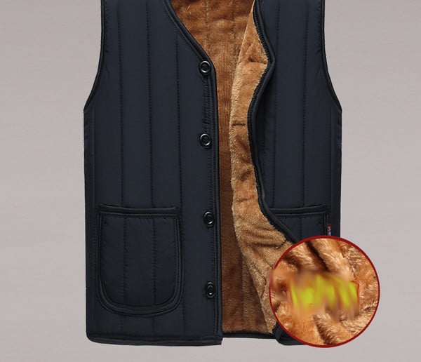 Мъжки елек с мека подплата в два цвята