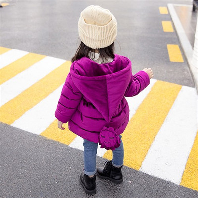 Geaca moderna pentru copii cu elemente 3D in trei culori