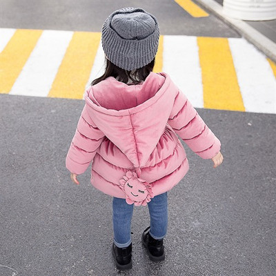 Geaca moderna pentru copii cu elemente 3D in trei culori