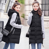 Γυναικείο γιλέκο με ασύμμετρη κουκούλα σε διάφορα χρώματα