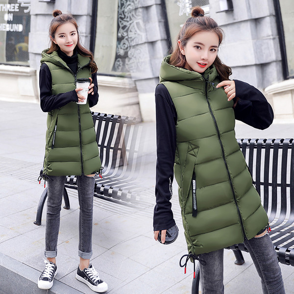 Γυναικείο γιλέκο με ασύμμετρη κουκούλα σε διάφορα χρώματα