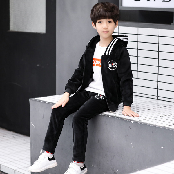 Set sport pentru copii - hanorac cu gluga si trening