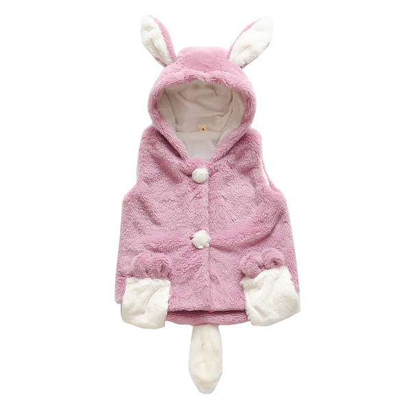 Lányoknak szánt puha gyerekmellény 3D elemmel