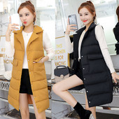 Καθημερινό γυναικείο γιλέκο με μακρύ σχέδιο σε σχήμα V σε διάφορα χρώματα