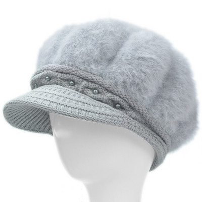 Női pehelysapka gyöngy elemekkel több színben