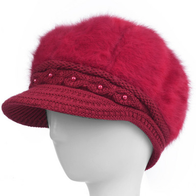 Női pehelysapka gyöngy elemekkel több színben