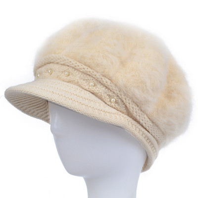 Női pehelysapka gyöngy elemekkel több színben