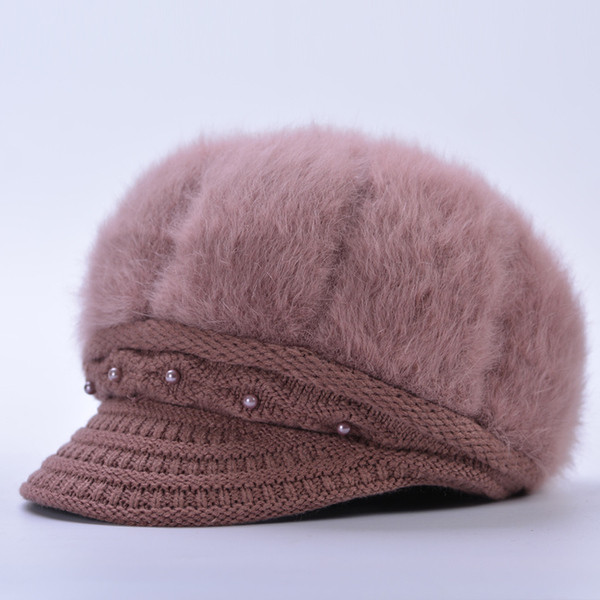 Női pehelysapka gyöngy elemekkel több színben