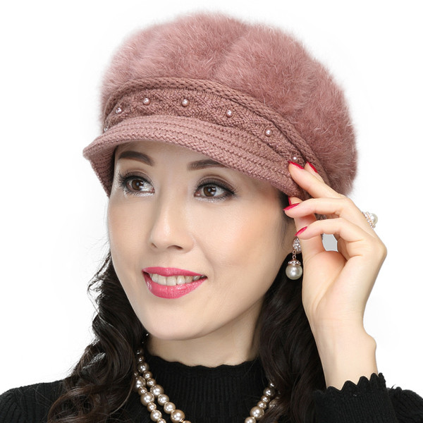 Női pehelysapka gyöngy elemekkel több színben