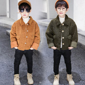 Детско меко яке за момчета с меко покритие в два цвята