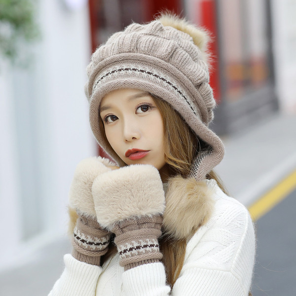 Palarie confortabila de iarna de dama in mai multe culori