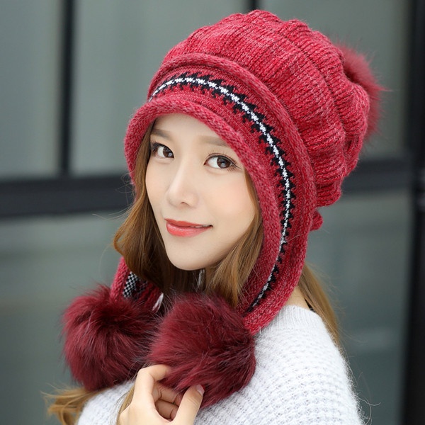 Palarie confortabila de iarna de dama in mai multe culori