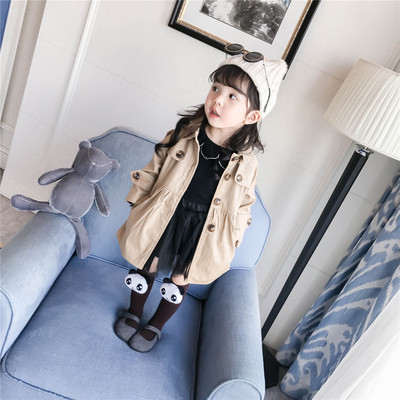 Palton elegant pentru fete pentru copii in doua culori