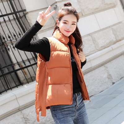 Модерен дамски елек асиметричен  модел в няколко цвята 