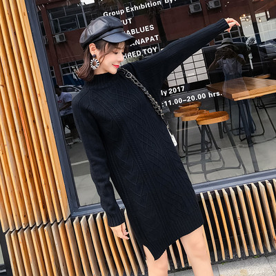 Πλεκτό φόρεμα για τις έγκυες γυναίκες σε τρία χρώματα