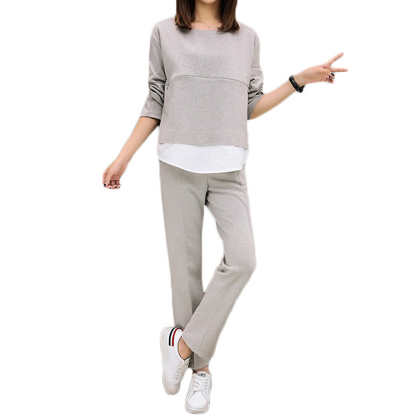 Спортно-ежедневен комплект за бременни жени от две части