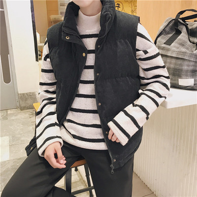 Jelenlegi férfi mellény két színben - szürke és fekete