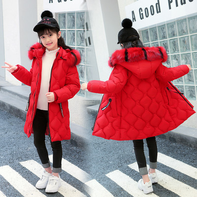 Детско дълго яке за момичета в четири цвята