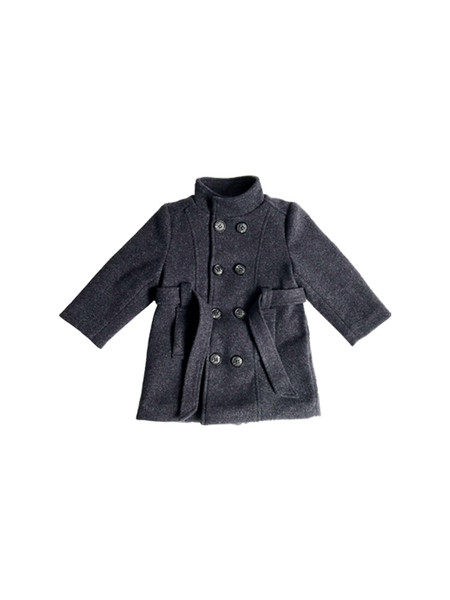 Palton pentru copii stilat pentru baieti cu curea in trei culori