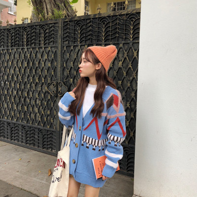 Vesta de dama colorata moderna in trei culori