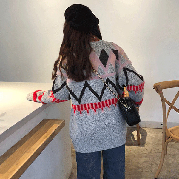 Vesta de dama colorata moderna in trei culori