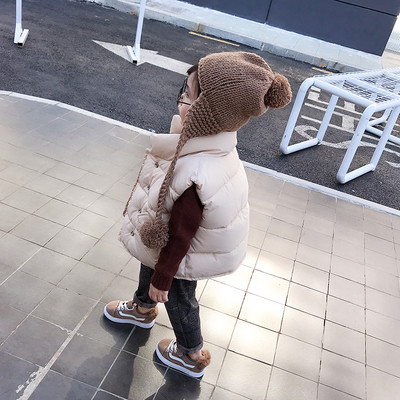 Vesta pentru copii pentru fete cu nasturi metalici in trei culori