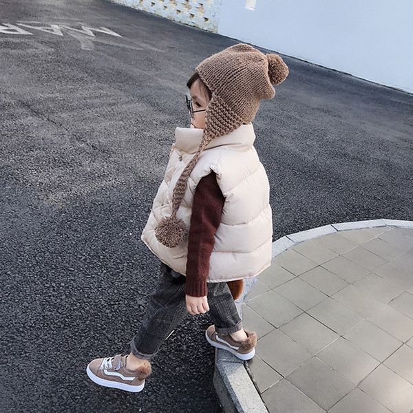 Vesta pentru copii pentru fete cu nasturi metalici in trei culori