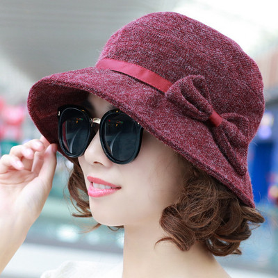 Κομψό γυναικείο καπέλο με κορδέλα σε διάφορα χρώματα