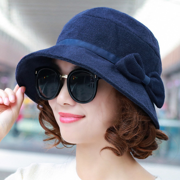 Κομψό γυναικείο καπέλο με κορδέλα σε διάφορα χρώματα