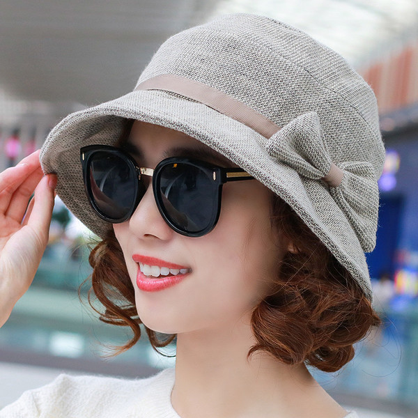 Κομψό γυναικείο καπέλο με κορδέλα σε διάφορα χρώματα