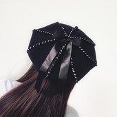 Palarie eleganta de dama cu panglica in patru culori