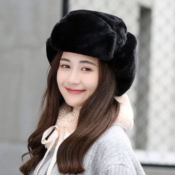 Зимна мека дамска шапка в няколко цвята