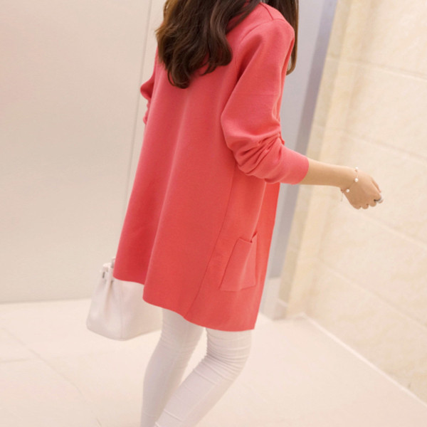 Cardigan lung elegant de dama in mai multe culori