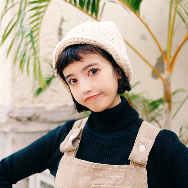 Pălărie groasă de damă în patru culori